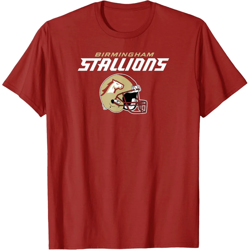 Vintage Helmet T-Shirt Birmingham Stallions Jersey Sports Jerseys